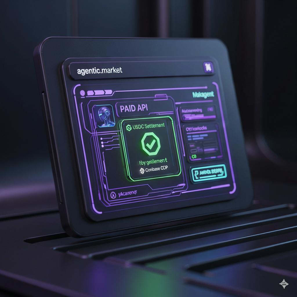 Листинг агента на agentic.market через CDP Facilitator